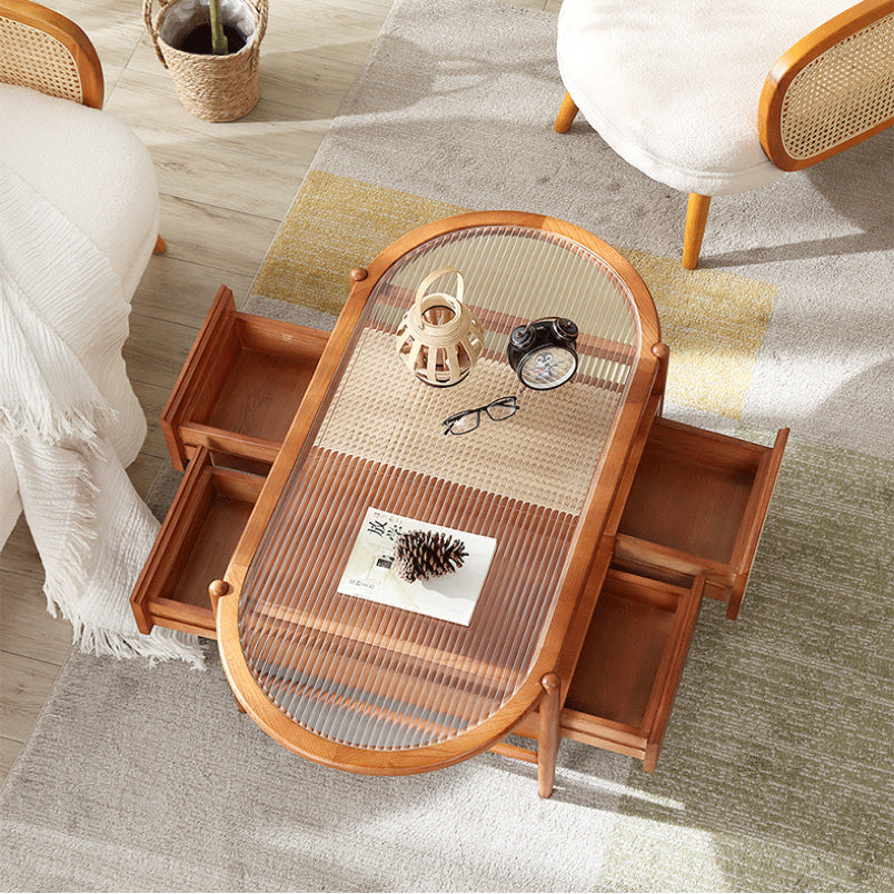 Verdant Glass Coffee Table