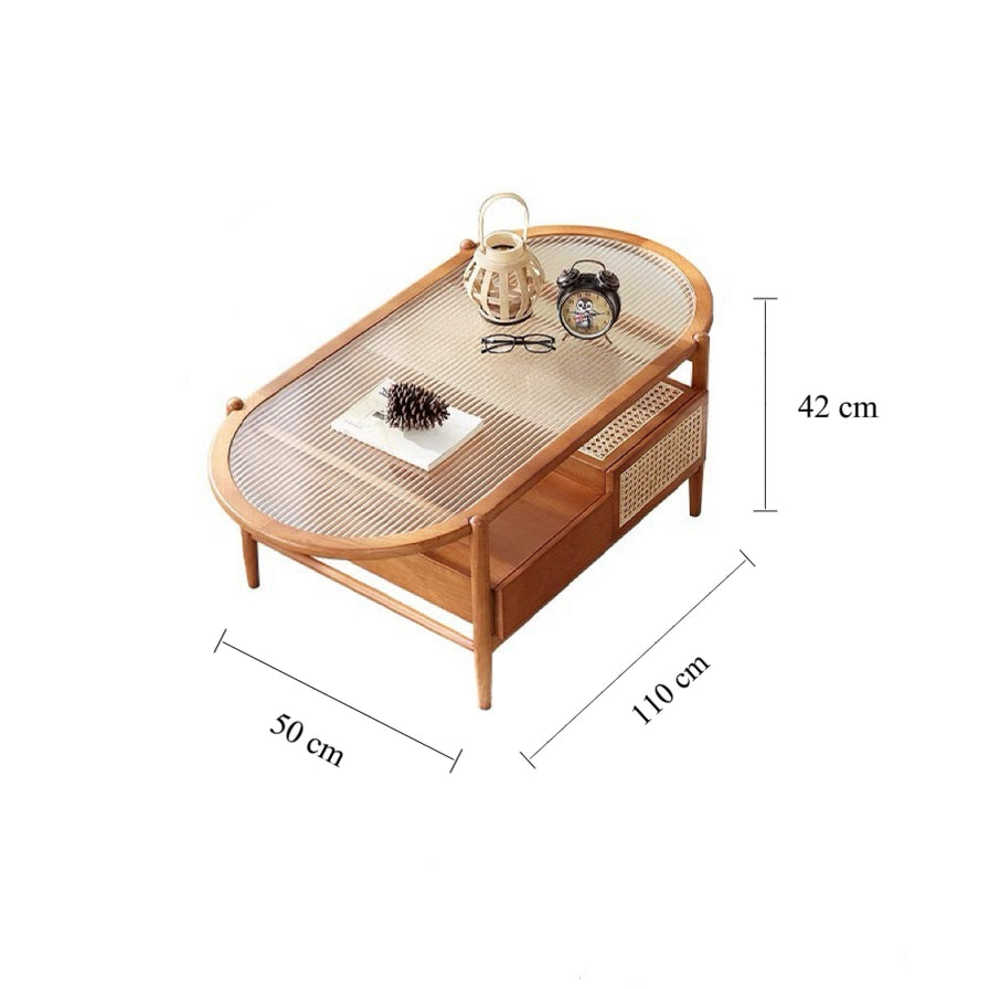 Verdant Glass Coffee Table