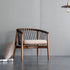 Mossy Braided Reclining Armchair