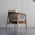 Mossy Braided Reclining Armchair