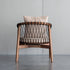 Mossy Braided Reclining Armchair