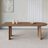 Peninsular Wood Dining Table